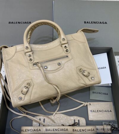 Replica Balenciaga Agneau Apricot - premium 1:1 fake handbag model