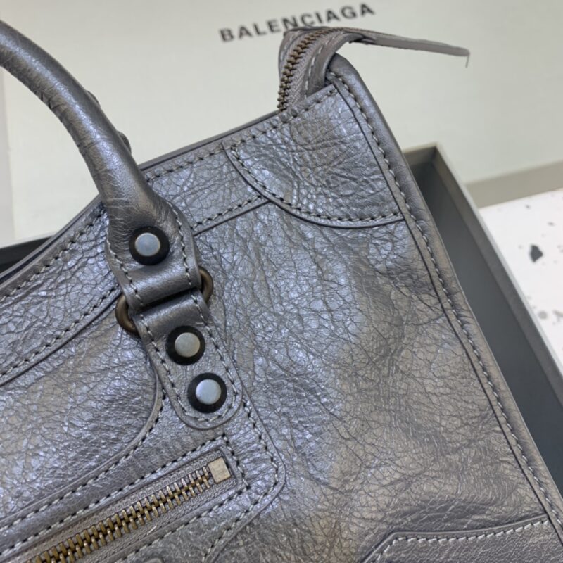 Replica Balenciaga Agneau Dark Grey - best quality luxury bag dupe