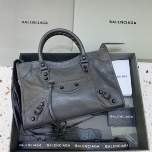 Replica Balenciaga Agneau Dark Grey - high-accuracy replica luxury purse