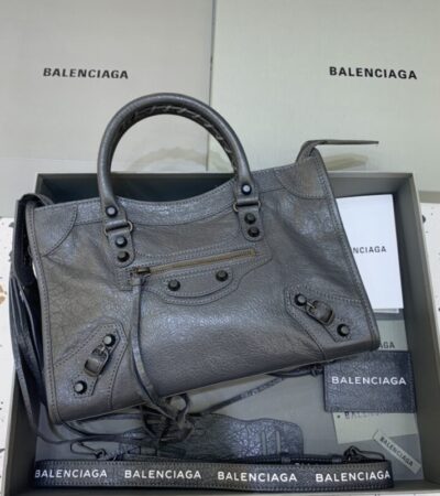 Replica Balenciaga Agneau Dark Grey - high-accuracy replica luxury purse