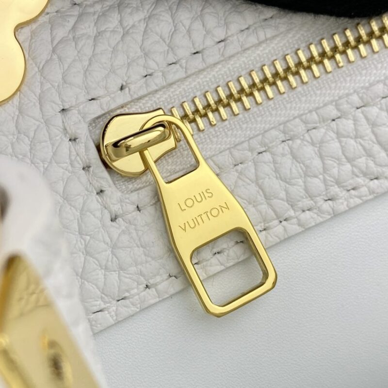 Replica Loius Vuitton Capucines White - high-accuracy replica luxury purse