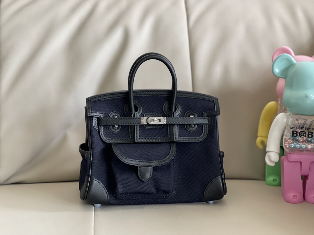 Replica Hermes Birkin Royal Blue Cargo - top-tier luxury replica shoulder bag