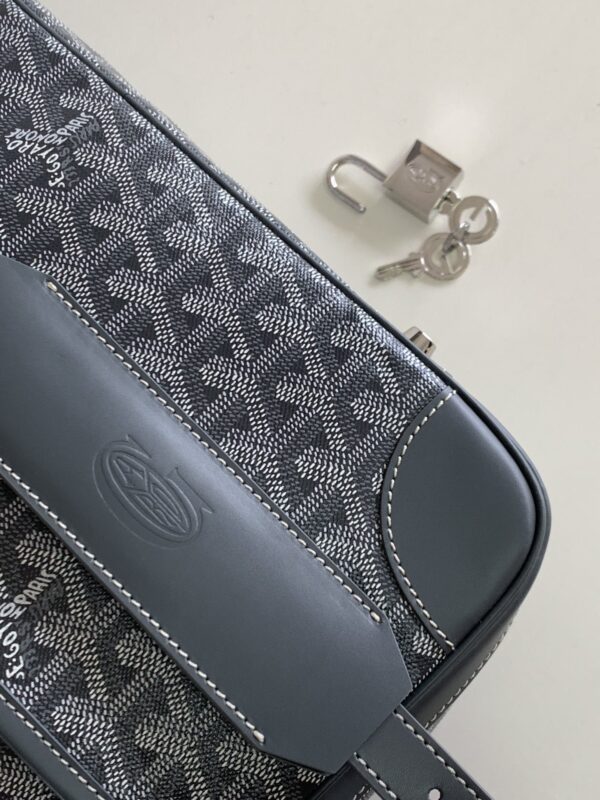 Replica Goyard Ambassade Briefcase Grey - ultra-realistic fake designer tote