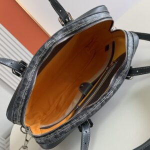 Replica Goyard Ambassade Briefcase Grey - realistic designer-inspired fake bag