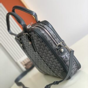 Replica Goyard Ambassade Briefcase Grey - 1:1 designer replica handbag