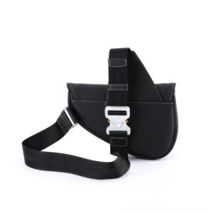 Replica Dior Saddle Bag Black Calfskin - near-authentic luxury replica handbag