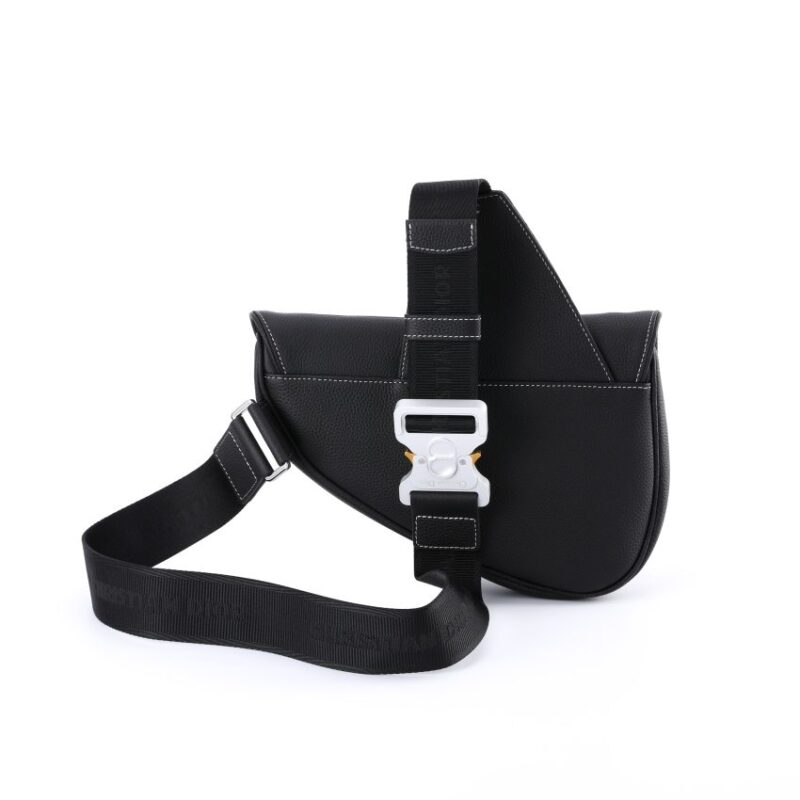 Replica Dior Saddle Bag Black Calfskin - near-authentic luxury replica handbag