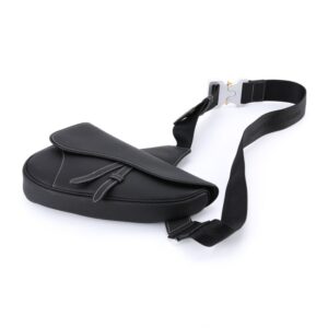 Replica Dior Saddle Bag Black Calfskin - high-accuracy replica luxury purse