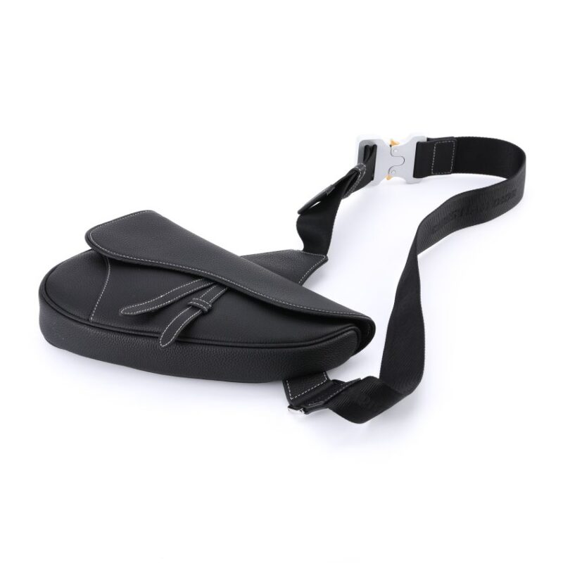 Replica Dior Saddle Bag Black Calfskin - high-accuracy replica luxury purse