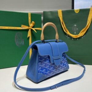 Replica Goyard Saigon Souple Mini Blue - top-tier luxury replica shoulder bag