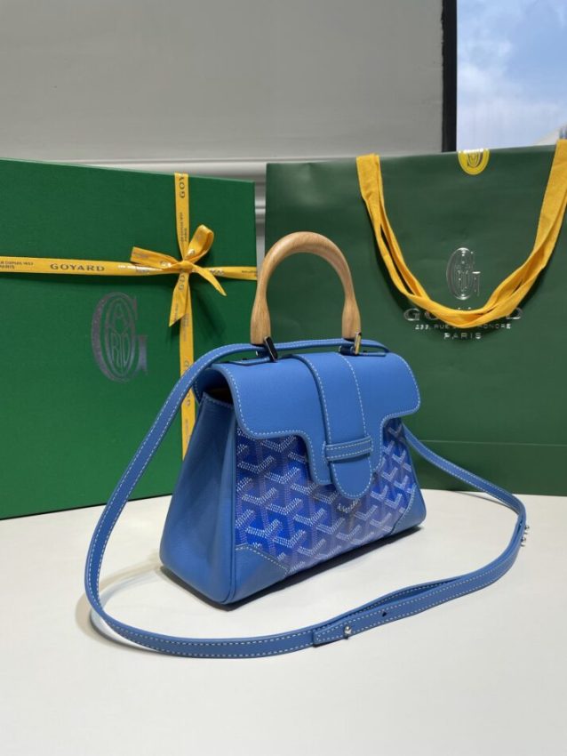 Replica Goyard Saigon Souple Mini Blue - top-tier luxury replica shoulder bag