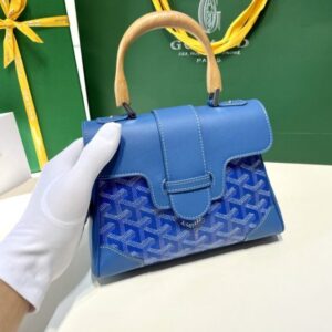 Replica Goyard Saigon Souple Mini Blue - high-end fake designer purse