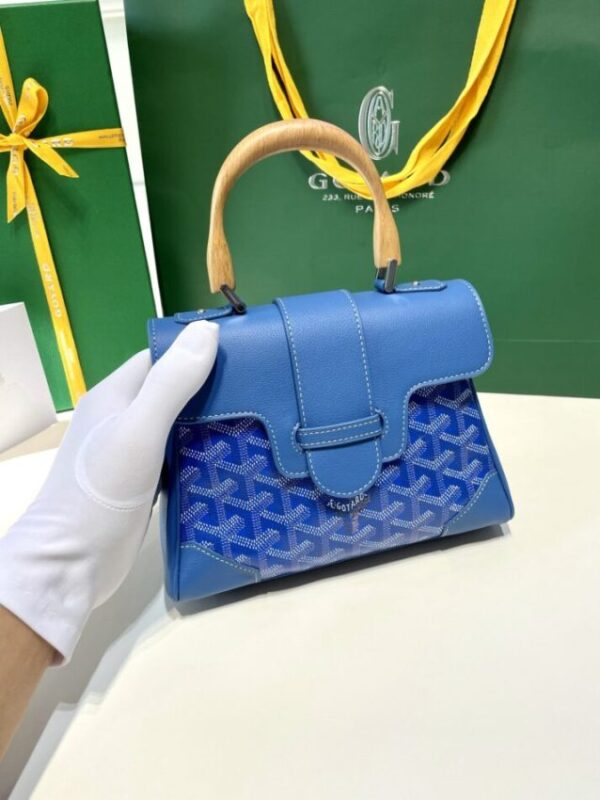 Replica Goyard Saigon Souple Mini Blue - high-end fake designer purse