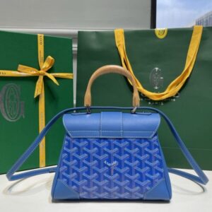 Replica Goyard Saigon Souple Mini Blue - premium 1:1 fake handbag model