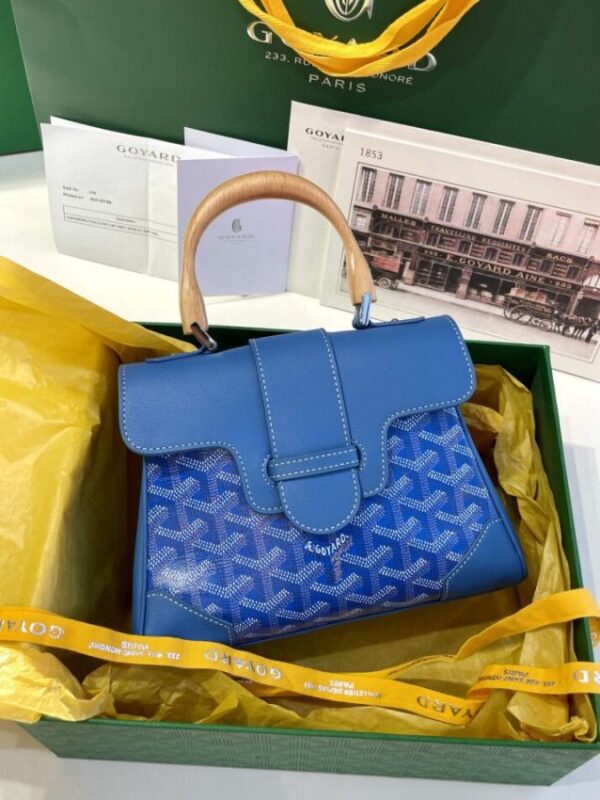 Replica Goyard Saigon Souple Mini Blue - high-quality designer bag clone