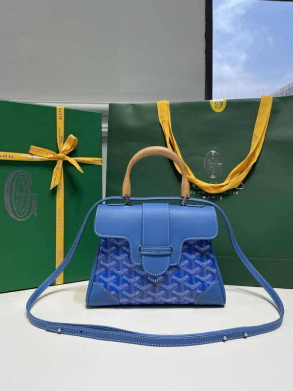 Replica Goyard Saigon Souple Mini Blue - high-end fake designer purse