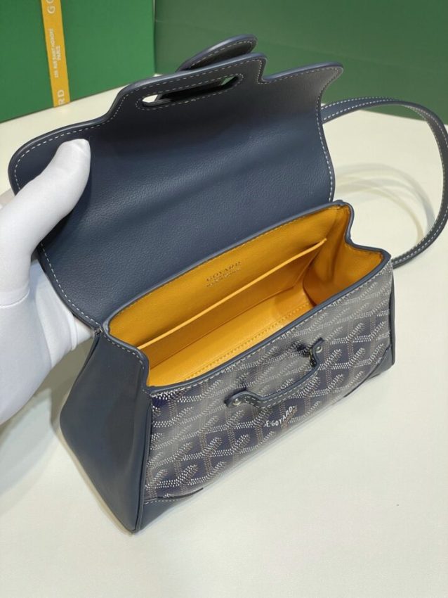 Replica Goyard Saigon Souple Mini Dark Blue - best-selling designer handbag dupe