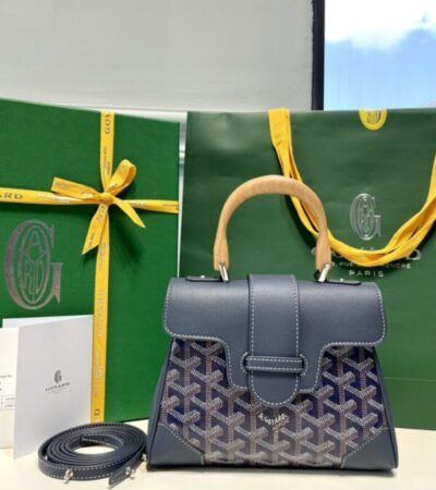 Replica Goyard Saigon Souple Mini Dark Blue - high-end fake designer purse