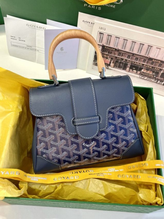 Replica Goyard Saigon Souple Mini Dark Blue - premium-grade designer purse dupe