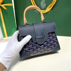 Replica Goyard Saigon Souple Mini Dark Blue - high-accuracy replica luxury purse
