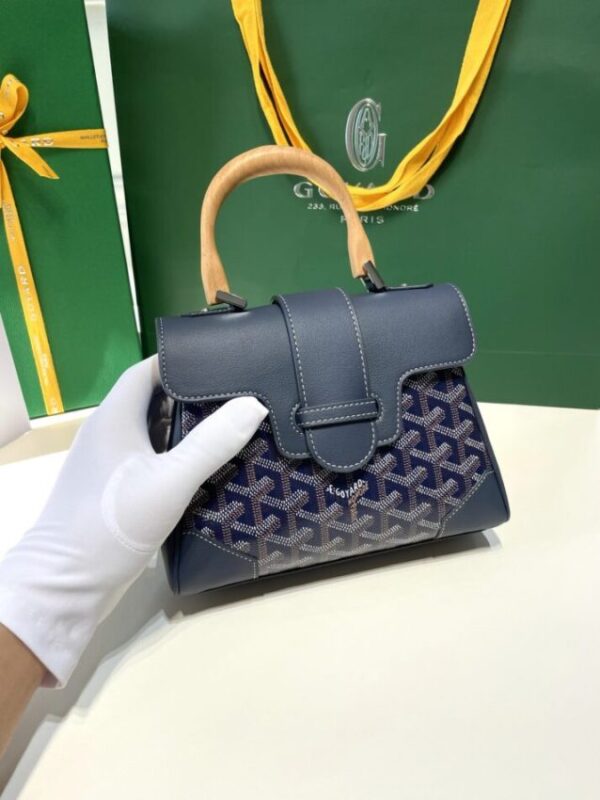 Replica Goyard Saigon Souple Mini Dark Blue - high-accuracy replica luxury purse