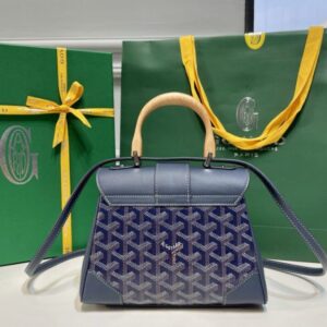 Replica Goyard Saigon Souple Mini Dark Blue - best-selling designer handbag dupe