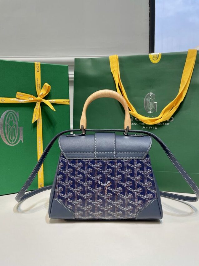 Replica Goyard Saigon Souple Mini Dark Blue - best-selling designer handbag dupe