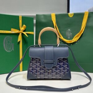 Replica Goyard Saigon Souple Mini Dark Blue - premium-grade designer purse dupe