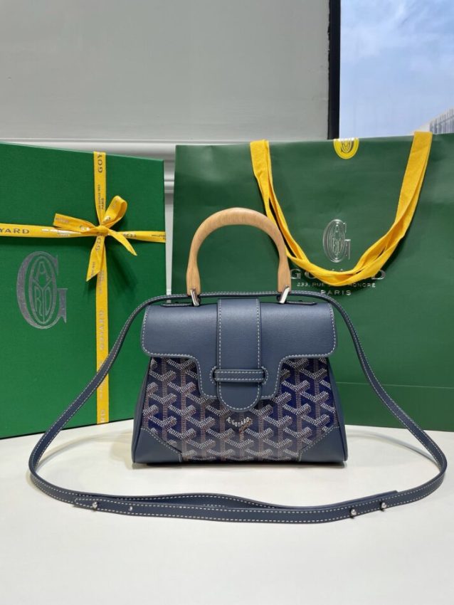 Replica Goyard Saigon Souple Mini Dark Blue - premium-grade designer purse dupe