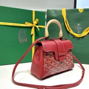 Replica Goyard Saigon Souple Mini Red - premium 1:1 fake handbag model