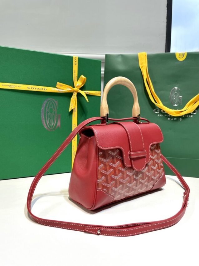 Replica Goyard Saigon Souple Mini Red - premium 1:1 fake handbag model
