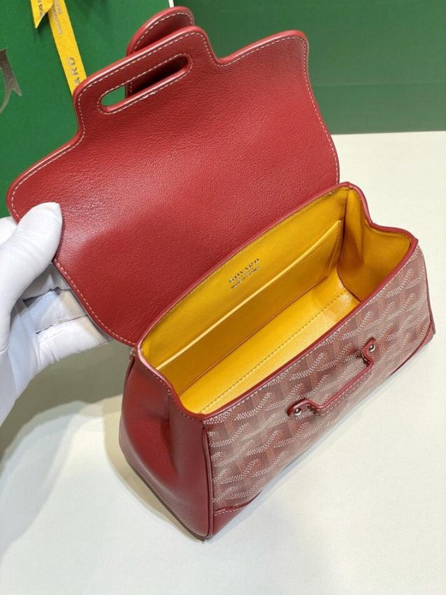 Replica Goyard Saigon Souple Mini Red - premium-grade designer purse dupe