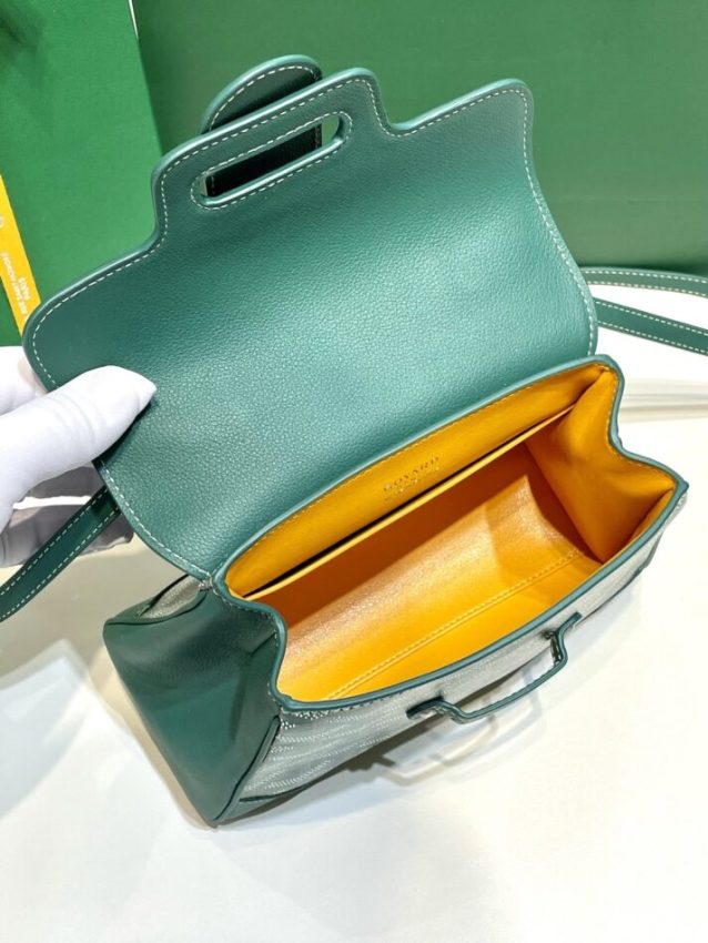 Replica Goyard Saigon Souple Mini Green - realistic designer-inspired fake bag