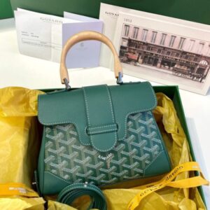 Replica Goyard Saigon Souple Mini Green - realistic designer-inspired fake bag