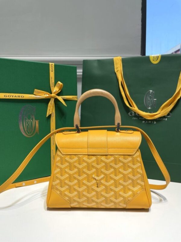 Replica Goyard Saigon Souple Mini Yellow - elite superclone designer purse