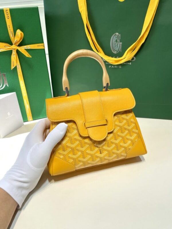Replica Goyard Saigon Souple Mini Yellow - high-quality designer bag clone