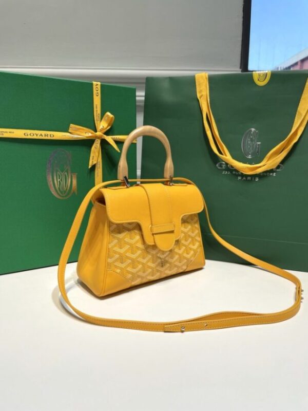 Replica Goyard Saigon Souple Mini Yellow - premium-grade designer purse dupe