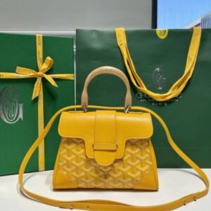 Replica Goyard Saigon Souple Mini Yellow - 1:1 designer replica handbag