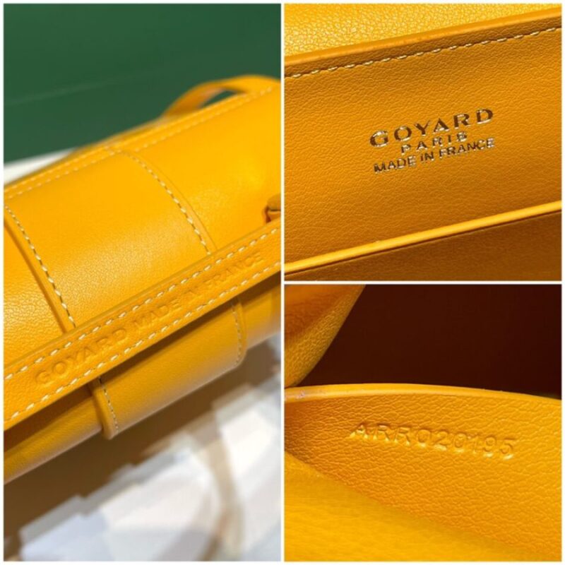 Replica Goyard Saigon Souple Mini Yellow - high-end fake designer purse