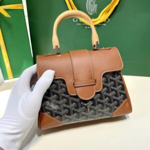 Replica Goyard Saigon Souple Mini Brown - high-end fake designer purse