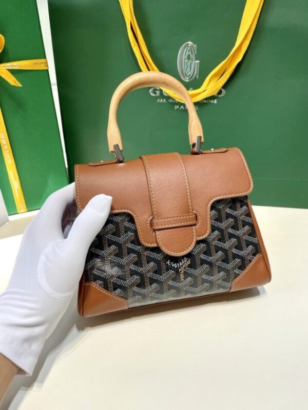 Replica Goyard Saigon Souple Mini Brown - high-end fake designer purse