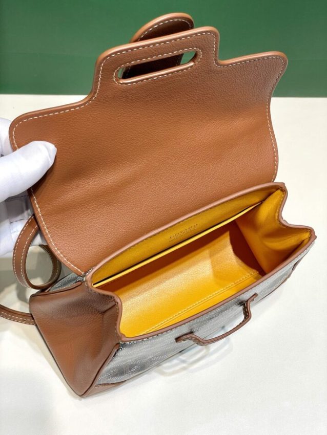 Replica Goyard Saigon Souple Mini Brown - near-authentic luxury replica handbag