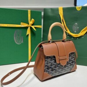 Replica Goyard Saigon Souple Mini Brown - best-selling designer handbag dupe