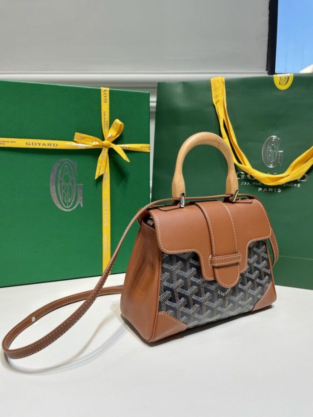 Replica Goyard Saigon Souple Mini Brown - best-selling designer handbag dupe