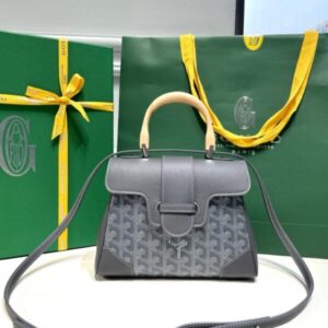Replica Goyard Saigon Souple Mini Grey - premium 1:1 fake handbag model