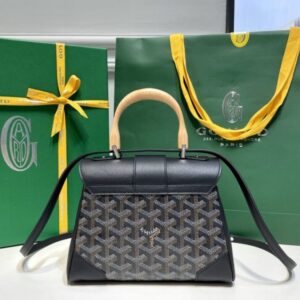 Replica Goyard Saigon Souple Mini Black - best quality luxury bag dupe