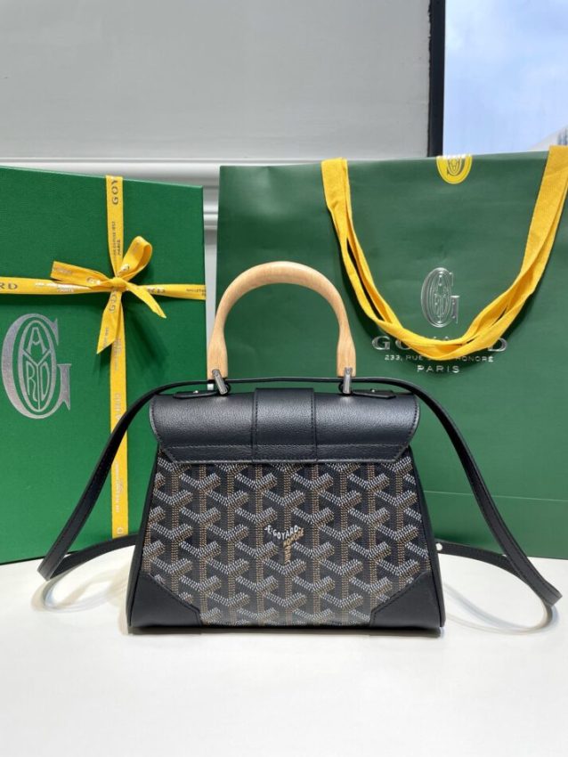 Replica Goyard Saigon Souple Mini Black - best quality luxury bag dupe