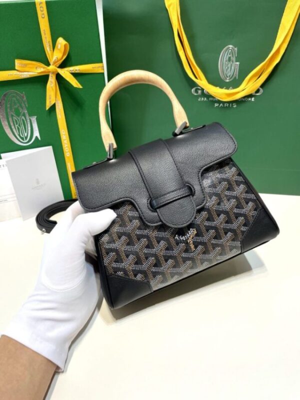 Replica Goyard Saigon Souple Mini Black - premium-grade designer purse dupe