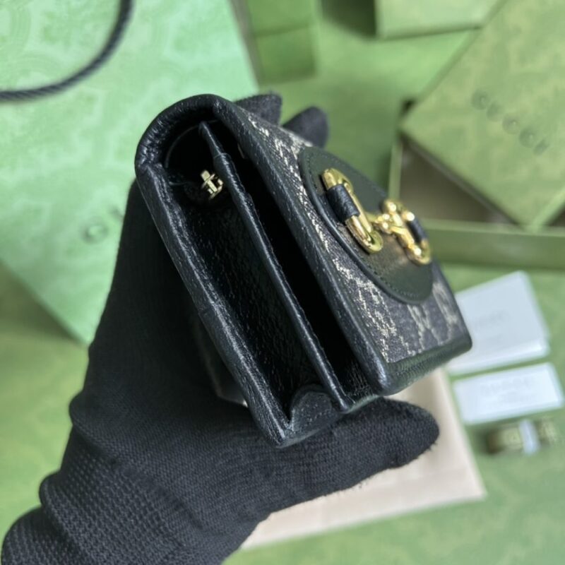 Replica Gucci Horsebit 1955 Wallet Black - best-selling designer handbag dupe