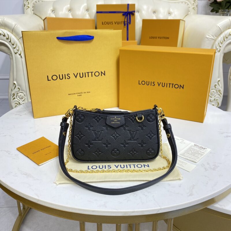 Replica Louis Vuitton Easy Pouch Black - high-quality designer bag clone
